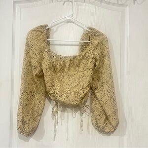 FINAL PRICE Papermoon Milkmaid Cropped Top